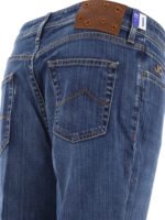 "Jacob Cohen" jean Victoria femme bleu en denim coupe slim – Image 4