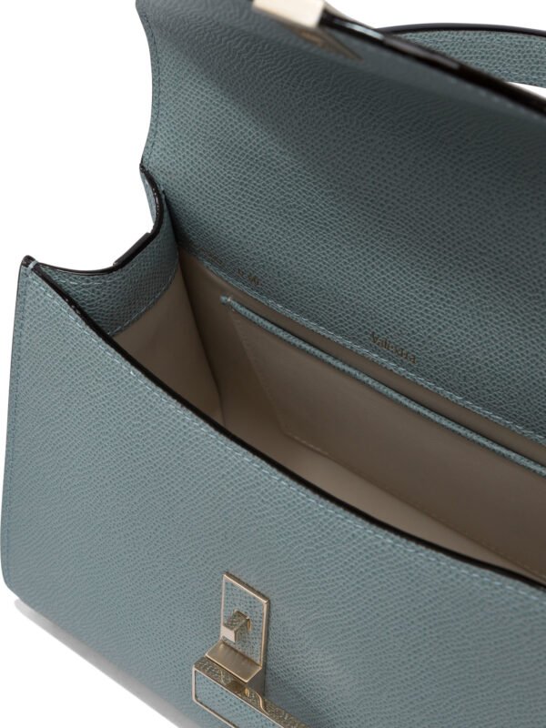 "Valextra" sac bandoulière Iside femme bleu clair en cuir – Image 5