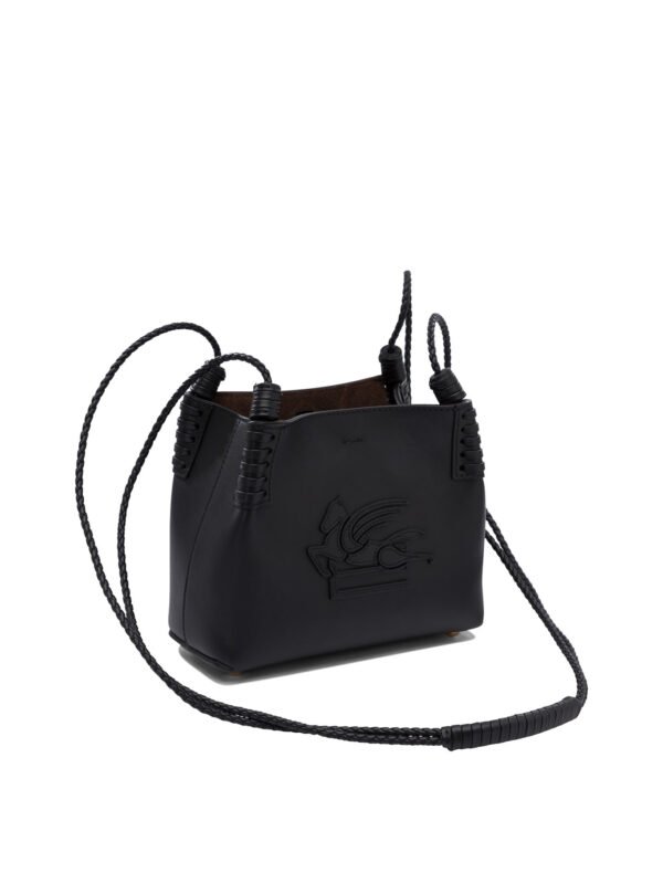 "Etro" sac bandoulière femme noir en cuir - Image 2