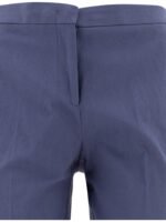 "Etro" pantalon femme bleu coupe regular en coton – Image 3