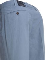 "Incotex" pantalon homme bleu clair en coton stretch – Image 4