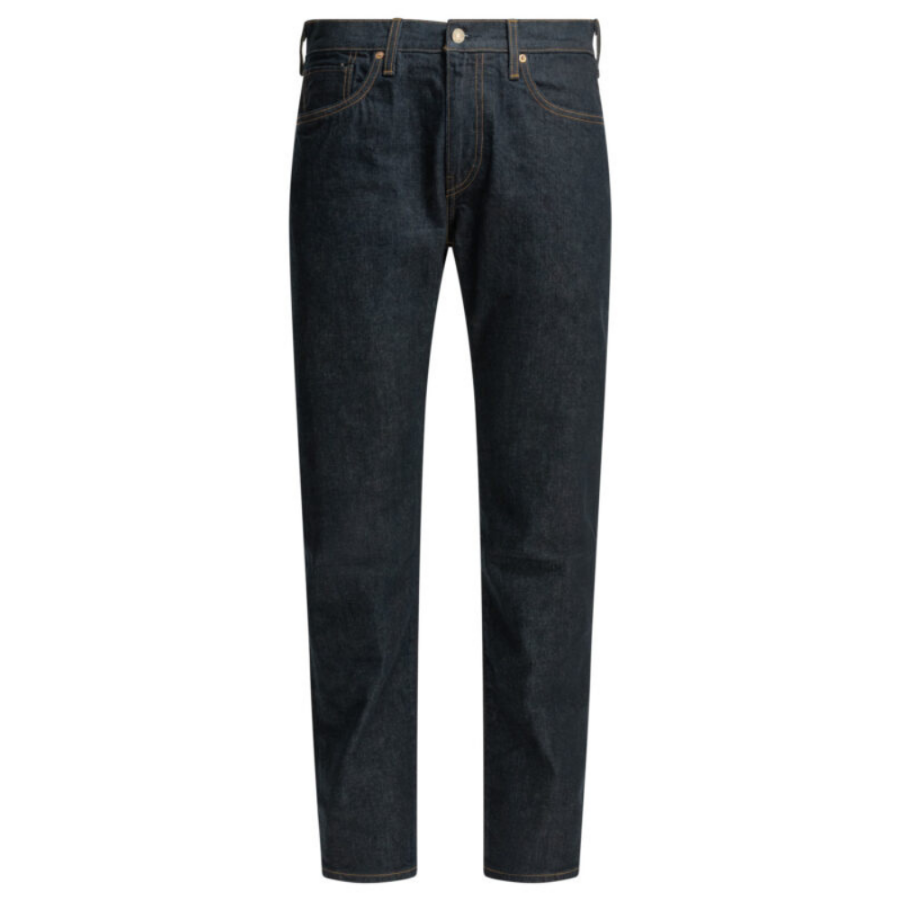 Design sans titre (1) Levi's jean homme bleu 502 en denim japonais selvedge – Image 1