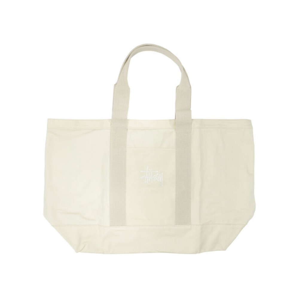 Design sans titre (12) Stüssy sac à bandoulière homme beige en coton – Image 1
