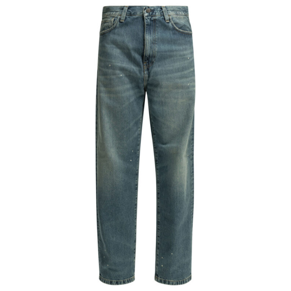 Design sans titre (20) Carhartt WIP jean large homme bleu en coton – Image 1