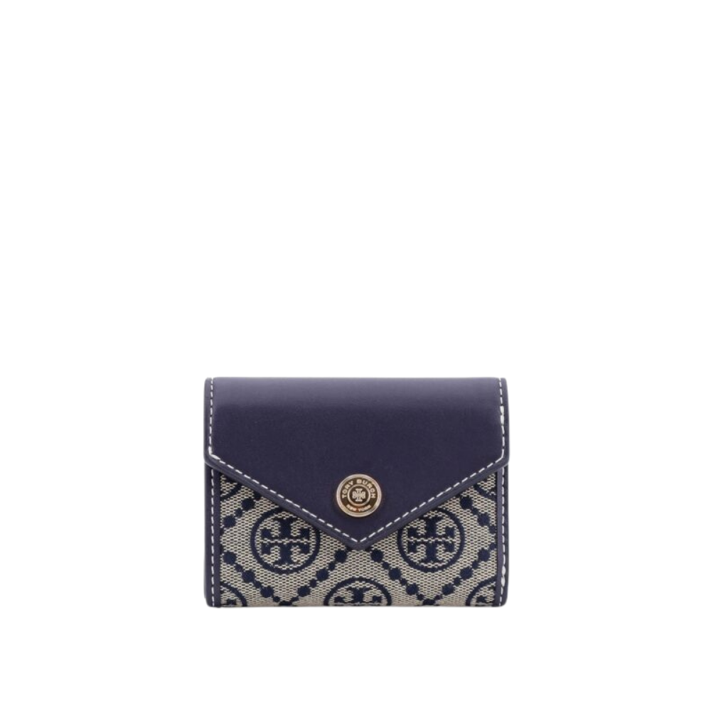 Design sans titre (22) TORY BURCH portefeuille bleu femme – Image 1
