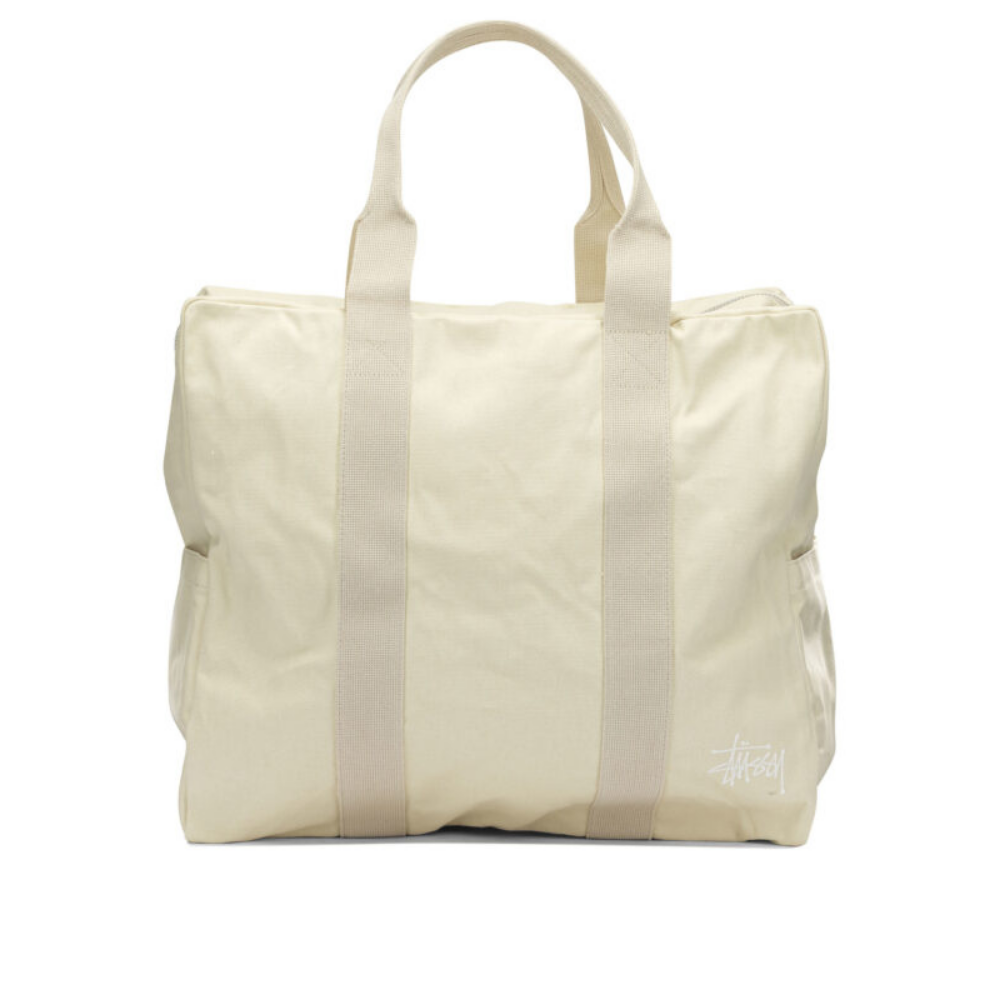 Design sans titre (25) Stüssy sac cabas homme beige en coton – Image 1