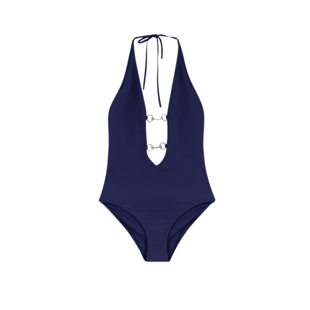 Design sans titre (27) GUCCI maillot de bain une pièce bleu – Image 1