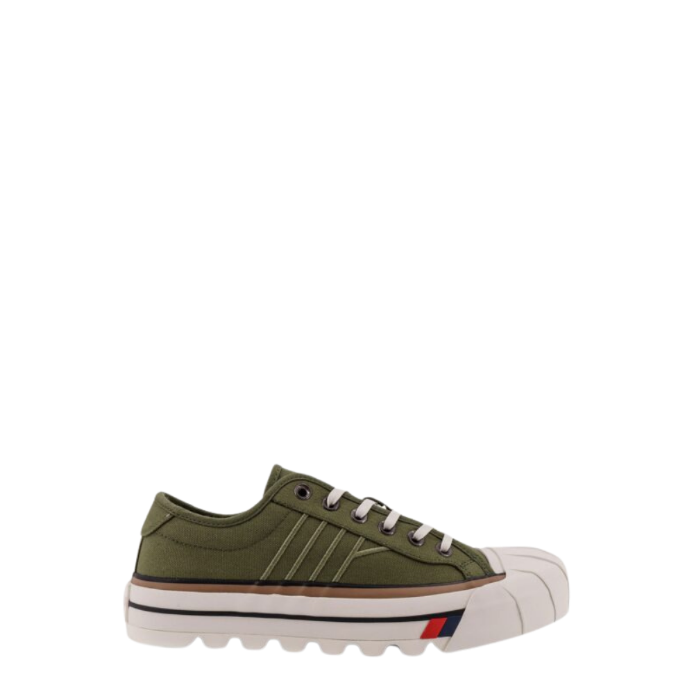 Design sans titre (27) PRO KEDS baskets homme en toile verte – Image 1