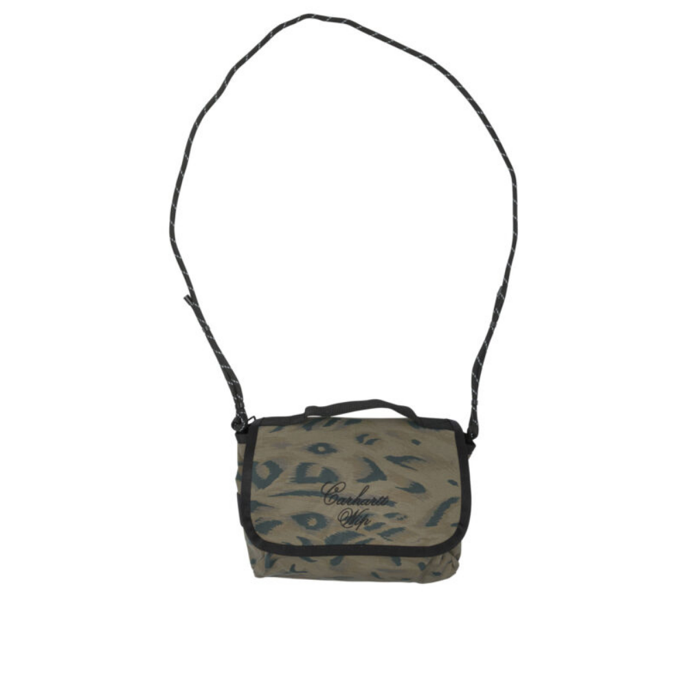 Design sans titre (29) Carhartt WIP petit sac bandoulière homme vert en nylon – Image 1