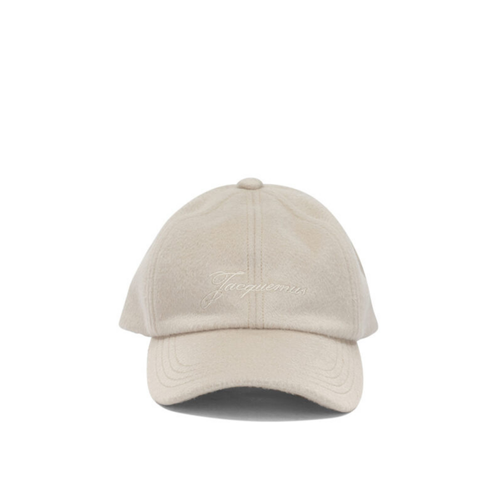 Design sans titre (34) Jacquemus casquette homme beige en laine – Image 1