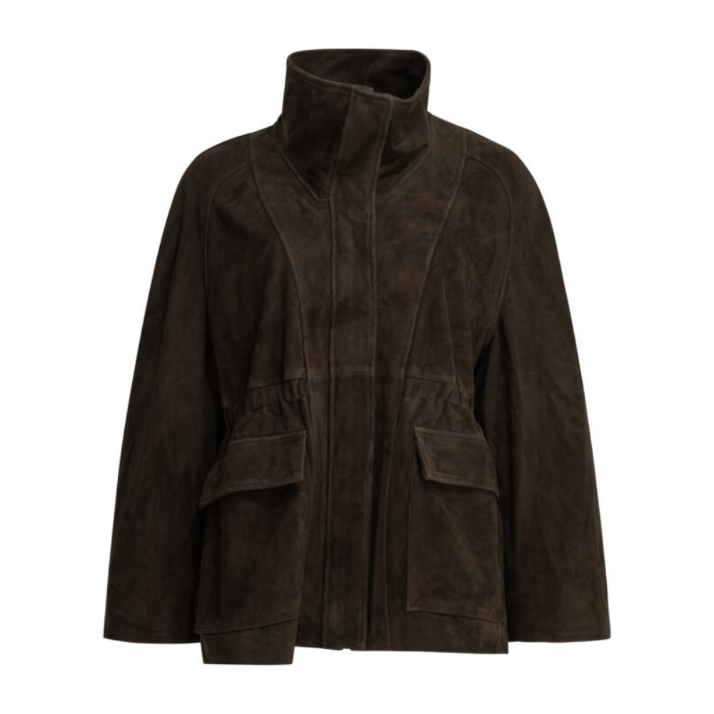Design sans titre (36) Nour Hammour veste femme marron – Image 1
