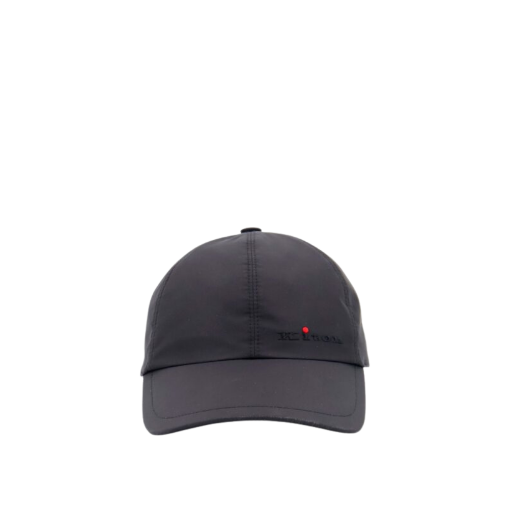 Design sans titre (40) KITON CIRO PAONE casquette en nylon noire – Image 1