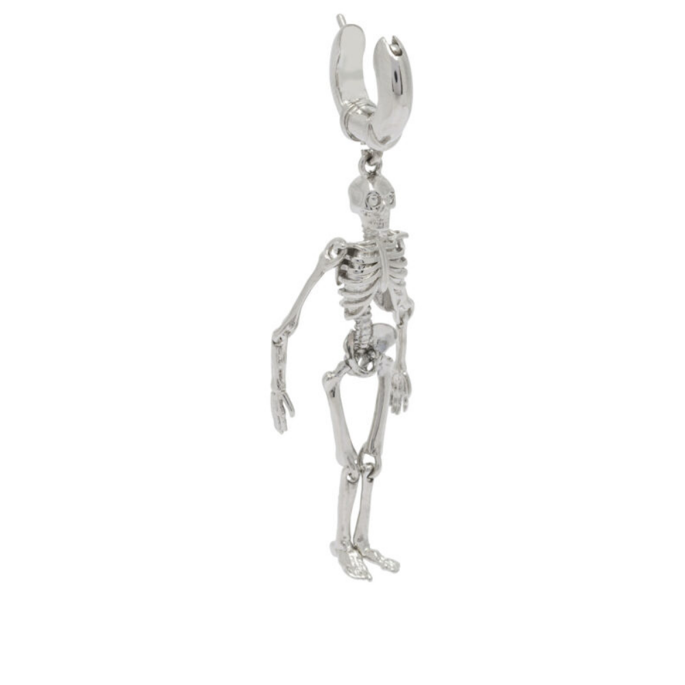 Design sans titre (40) Alexander McQueen boucle d oreille homme argent – Image 1
