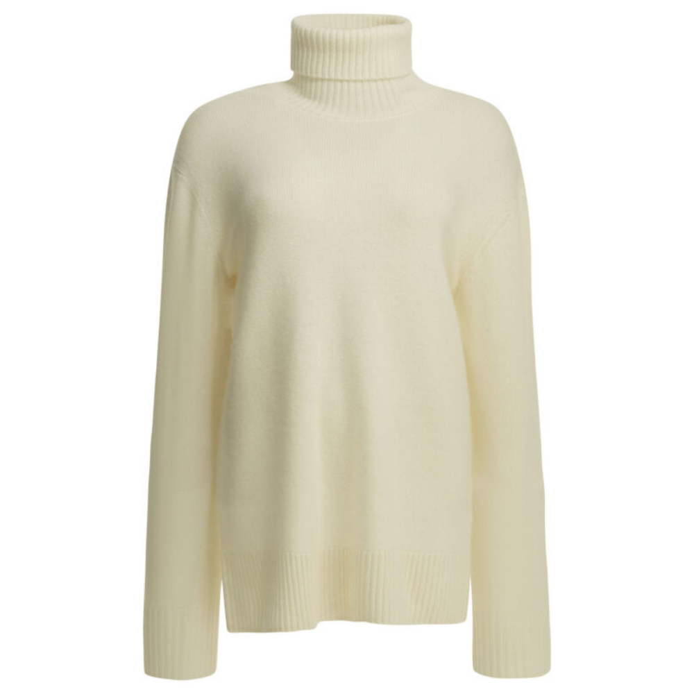 Design sans titre (44) Toteme pull femme écru en pur cachemire – Image 1