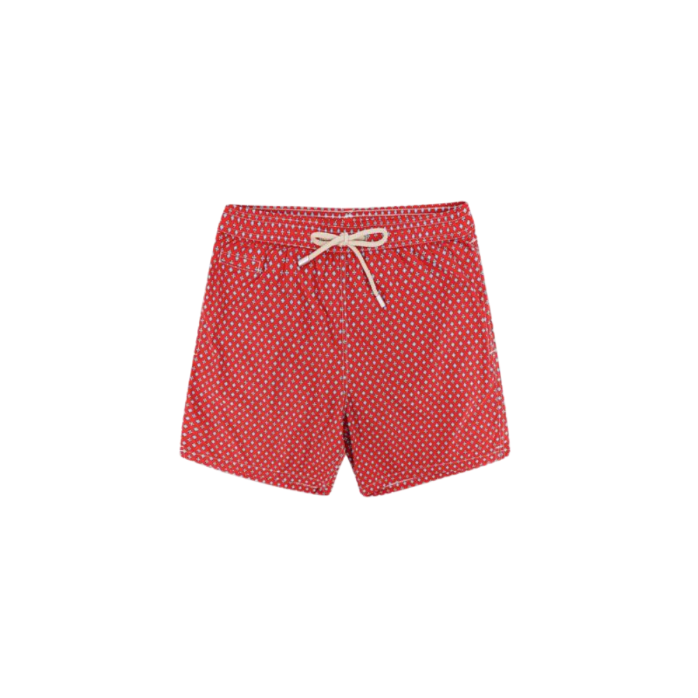 Design sans titre (48) MC2 SAINT BARTH short de bain homme en nylon rouge – Image 1