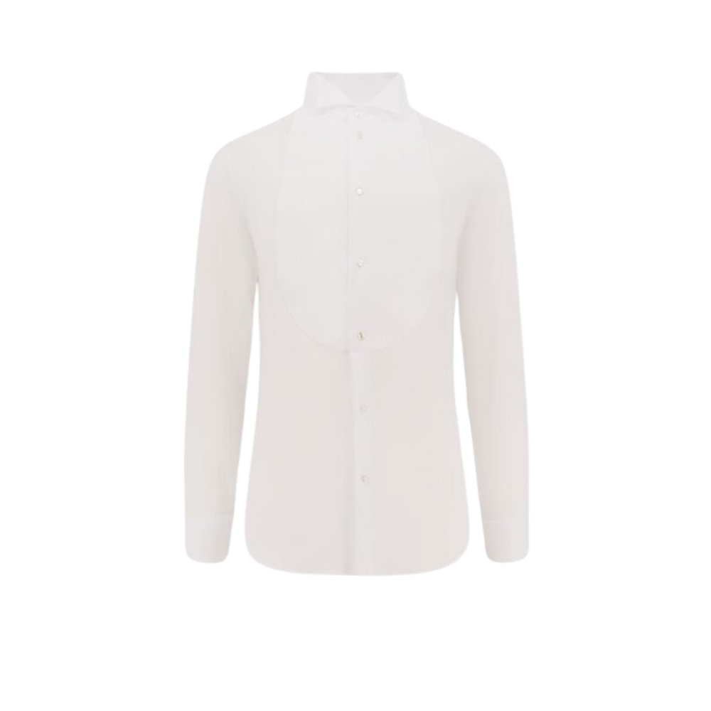 Design sans titre (49) GIORGIO ARMANI chemise homme en coton blanc – Image 1