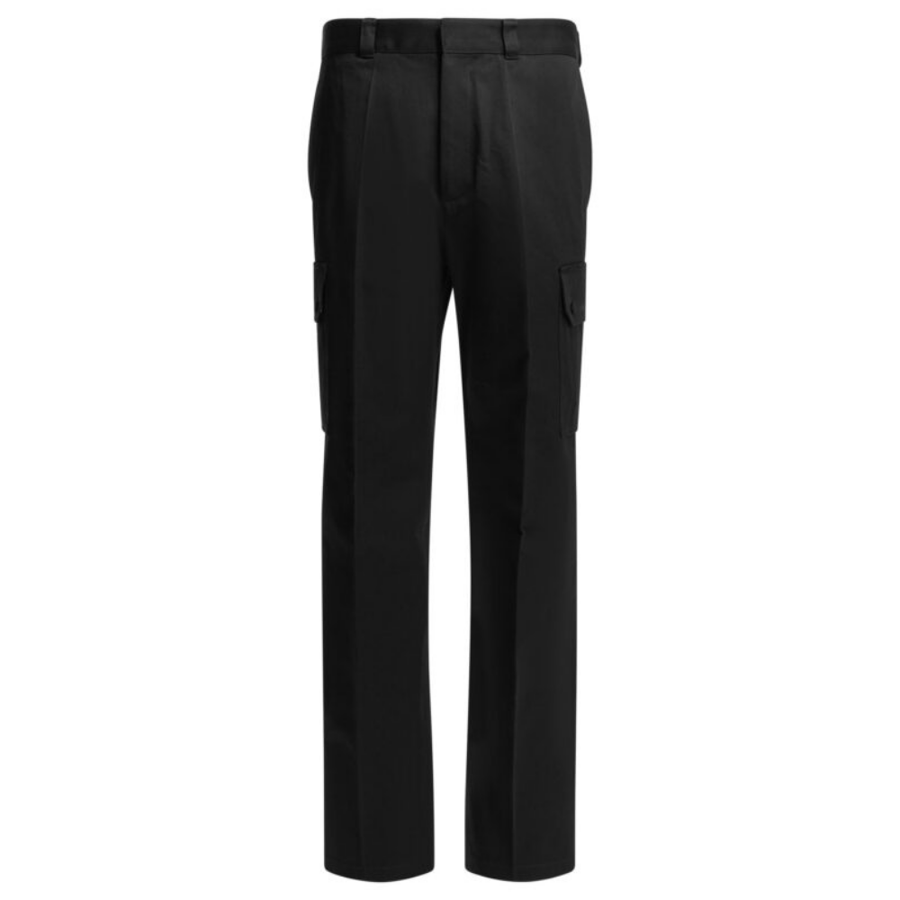 Design sans titre (52) Givenchy pantalon cargo homme noir en coton – Image 1