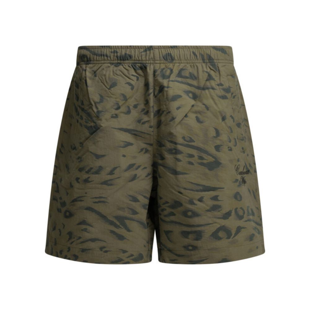Design sans titre (6) Carhartt WIP short de bain homme vert en nylon – Image 1