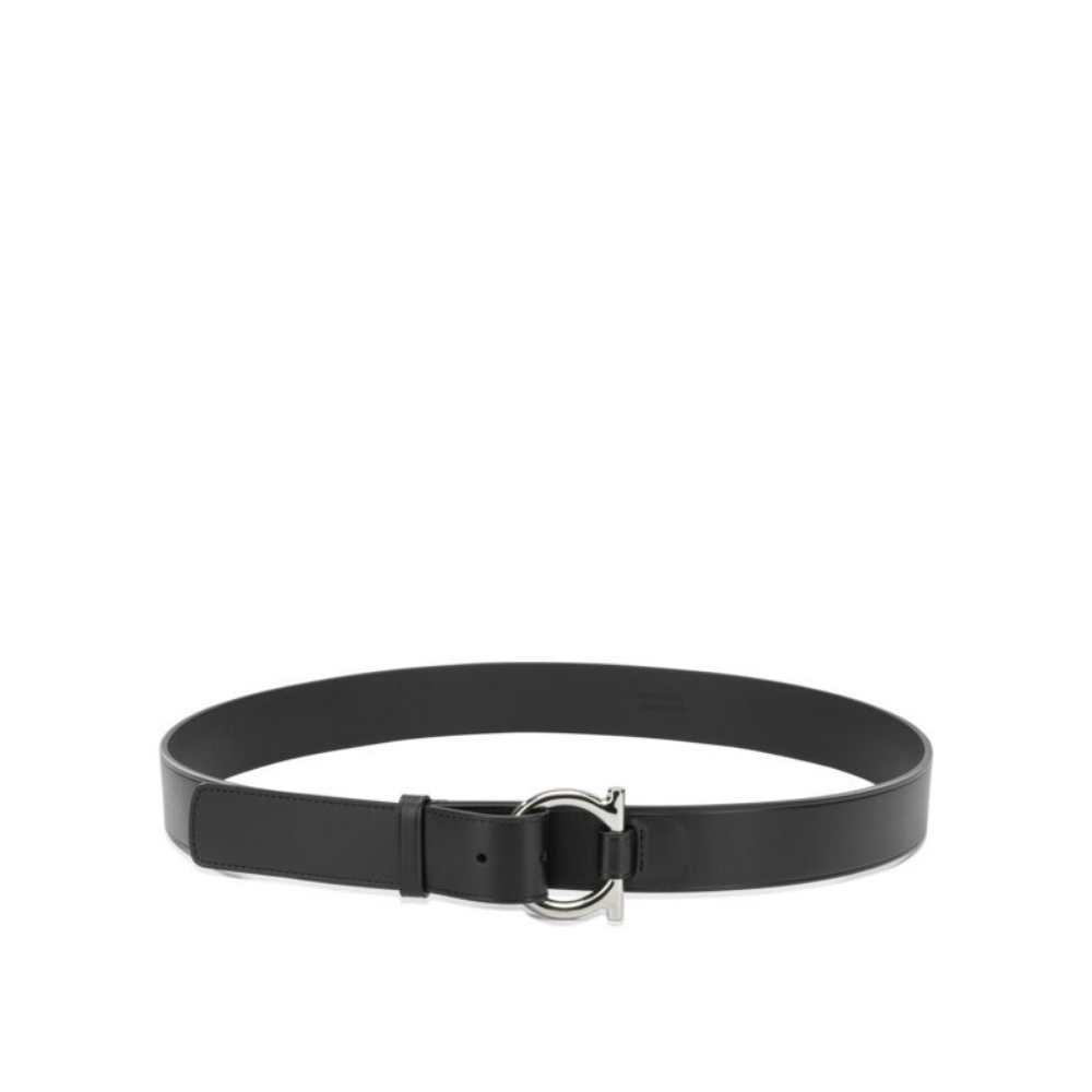 Design sans titre (7) Ferragamo ceinture homme noire gancini en cuir – Image 1
