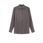 TONYWACK chemise en soie femme grise
