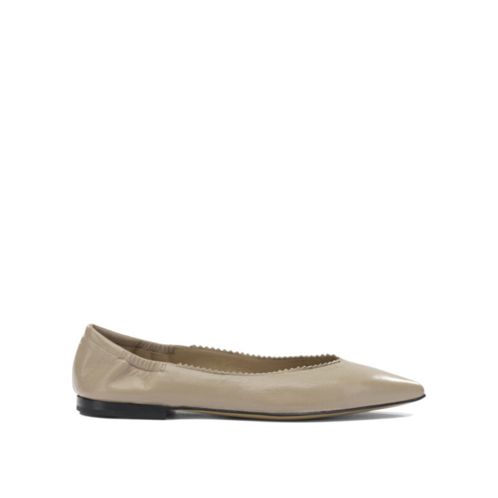Sans titre (1000 x 1000 px) - 2026-05-13T002259.957 Pomme d'or ballerines femme beige en cuir – Image 1
