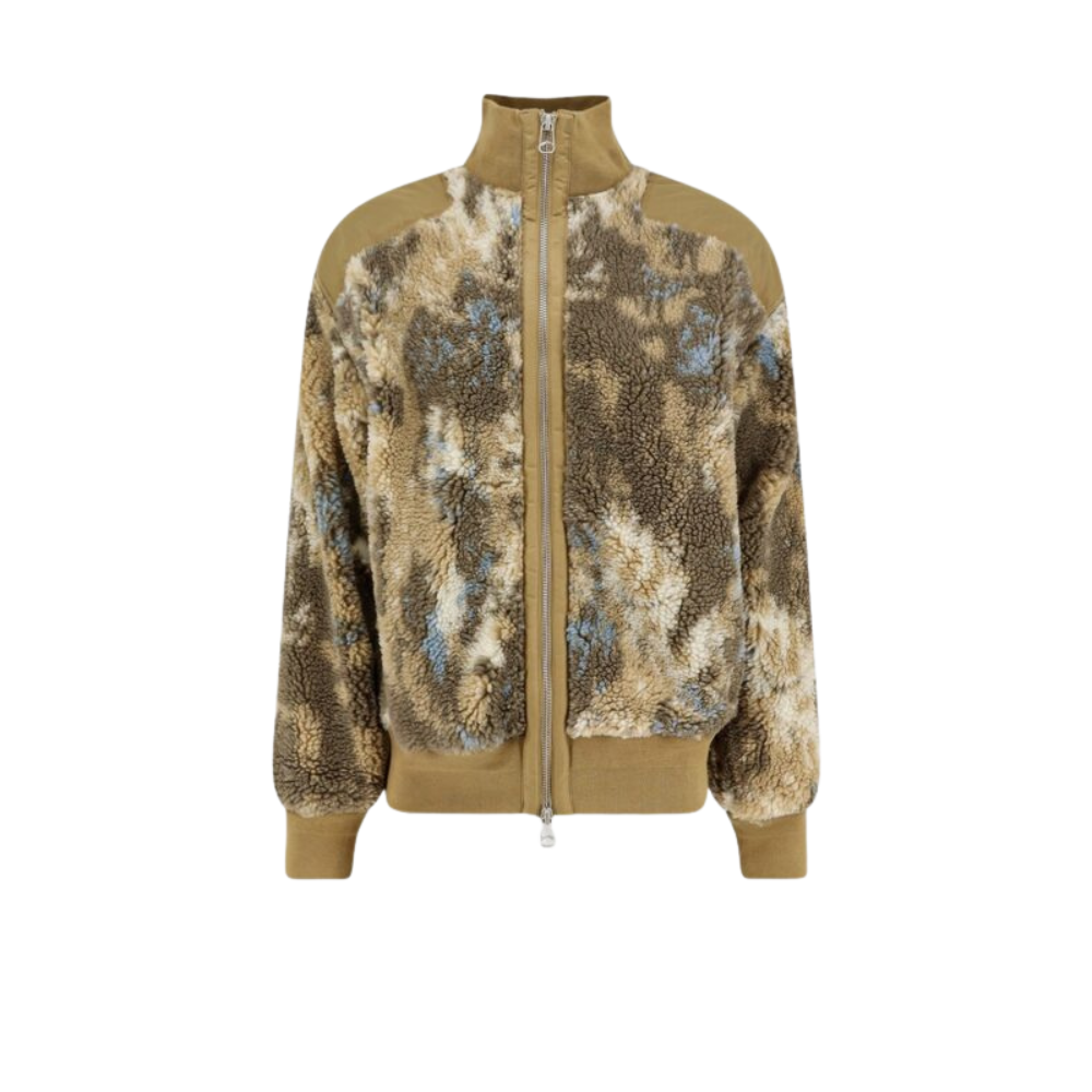 Sans titre (1000 x 1000 px) - 2026-05-21T195234.164 Oamc Peacemaker bomber homme beige en polaire et nylon – Image 1