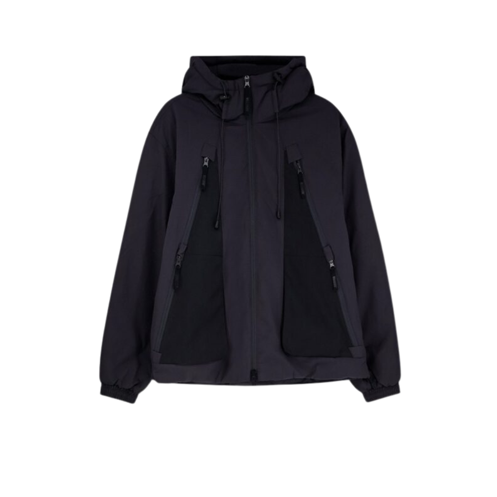 Sans titre (1000 x 1000 px) - 2026-05-21T201354.463 Woodbird veste homme noire technique en nylon – Image 1