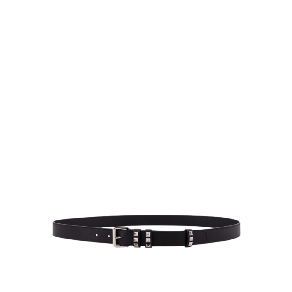 Sans titre (1000 x 1000 px) - 2026-05-22T190931.794 Valentino Garavani ceinture homme noire flaneuse en cuir à clous – Image 1