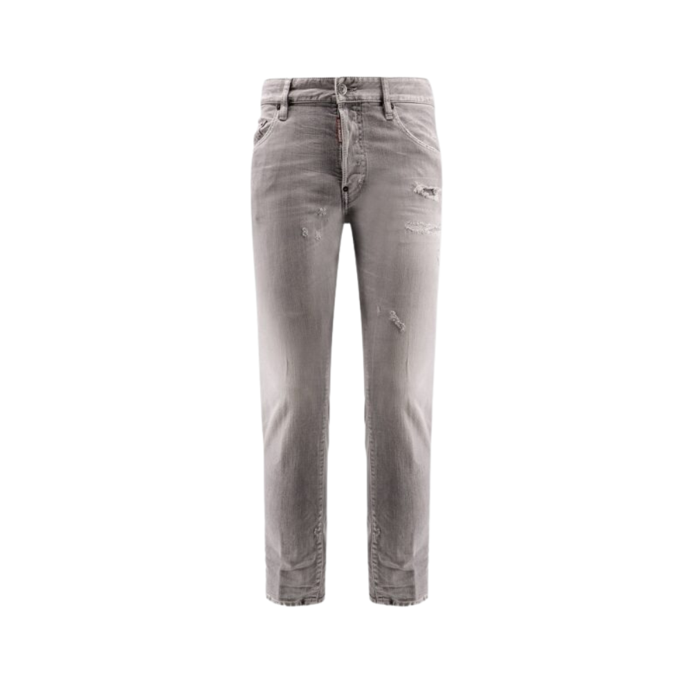 Sans titre (1000 x 1000 px) - 2026-05-25T010521.147 Dsquared2 jean homme gris skater en coton stretch à effet destroyed – Image 1