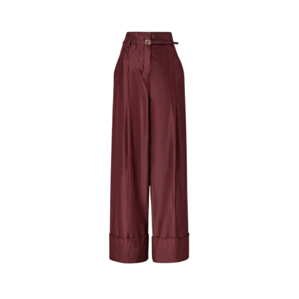 Sans titre (1000 x 1000 px) - 2026-06-18T004058.450 FENDI pantalon en soie femme rouge – Image 1