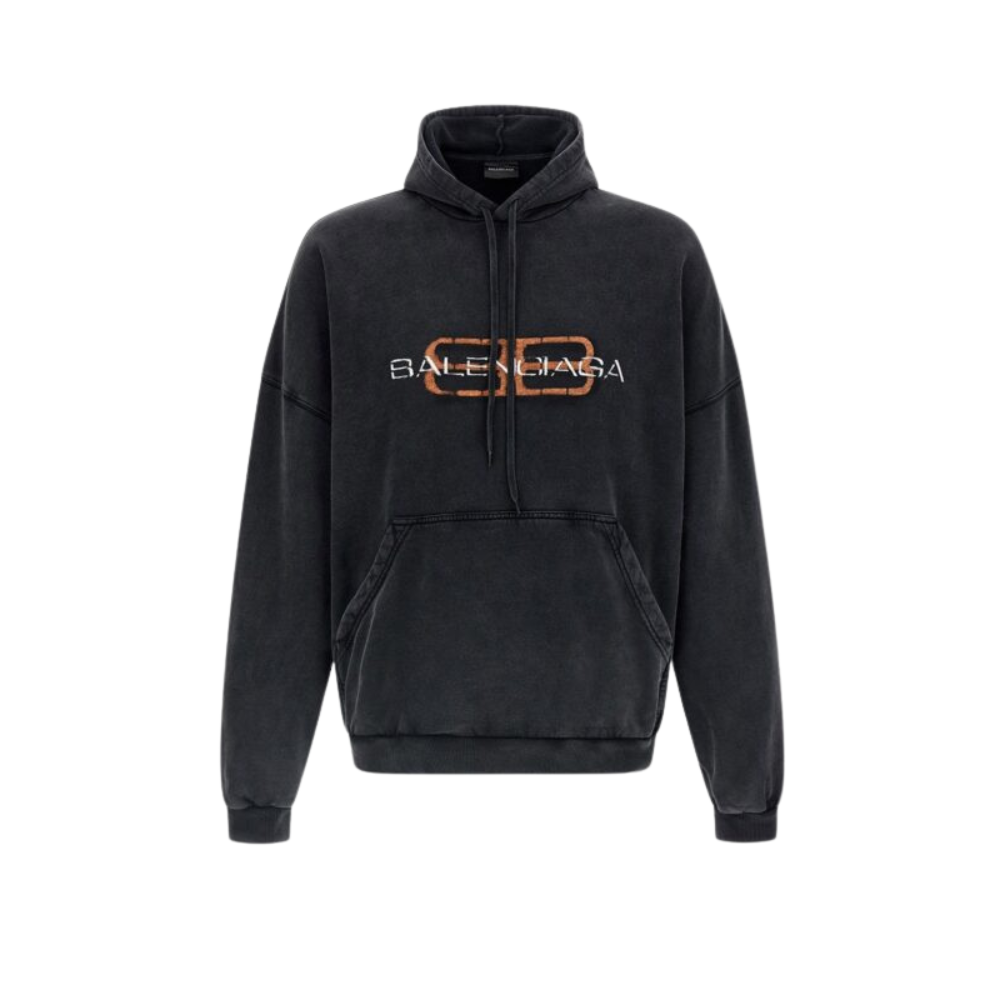 Sans titre (1000 x 1000 px) - 2026-06-18T164839.329 BALENCIAGA sweat-shirt à capuche en coton homme noir – Image 1