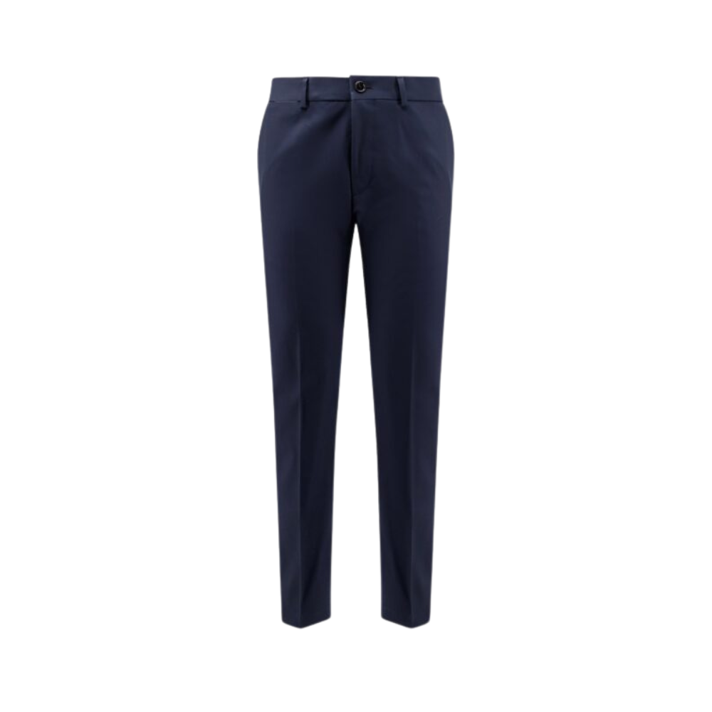 Sans titre (1000 x 1000 px) - 2026-06-21T221934.670 BOSS pantalon en coton et soie homme bleu – Image 1