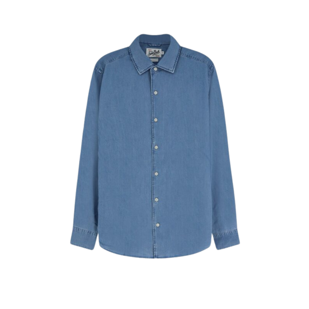 Sans titre (1000 x 1000 px) - 2026-06-27T200540.536 MC2 SAINT BARTH chemise en jean homme bleu – Image 1