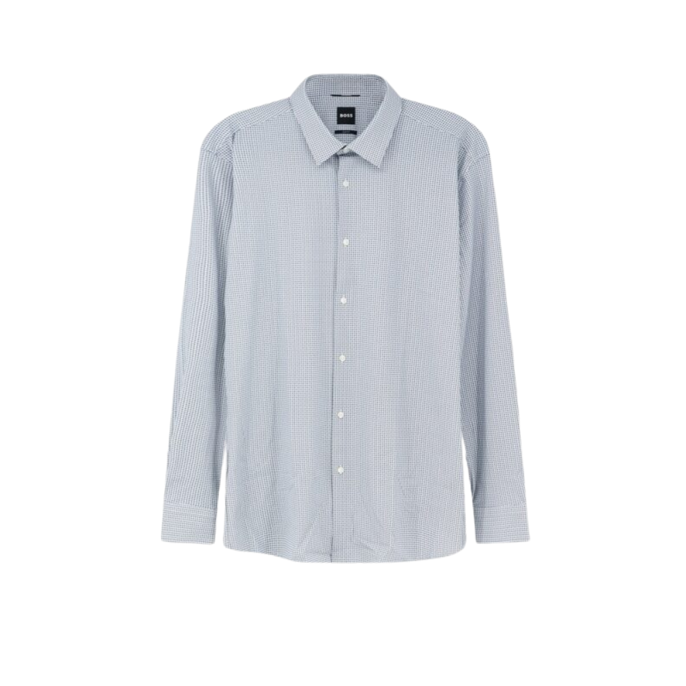Sans titre (1000 x 1000 px) - 2026-06-27T203402.094 BOSS chemise homme bleue – Image 1