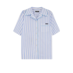 DOLCE & GABBANA chemise en coton et soie femme bleue
