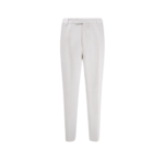 BOSS pantalon en lin homme blanc
