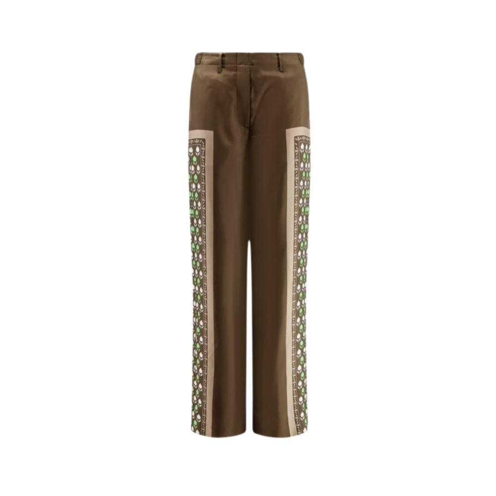Sans titre (1000 x 1000 px) - 2026-06-29T184818.615 TORY BURCH pantalon en soie femme vert – Image 1