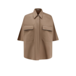 BRUNELLO CUCINELLI chemise en lin et coton femme beige