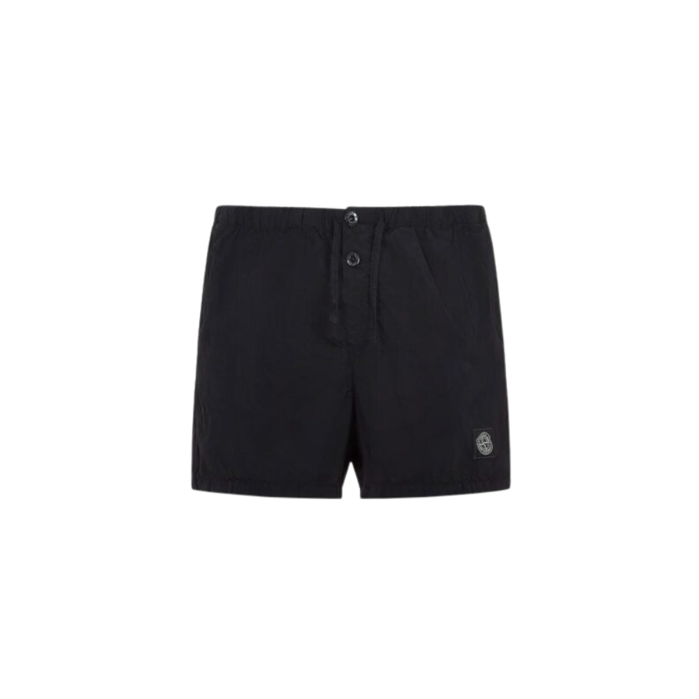 Sans titre (1000 x 1000 px) - 2026-06-29T214152.966 STONE ISLAND short de bain en Econylon® homme noir – Image 1