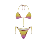 THE ATTICO bikini en lycra femme multicolore