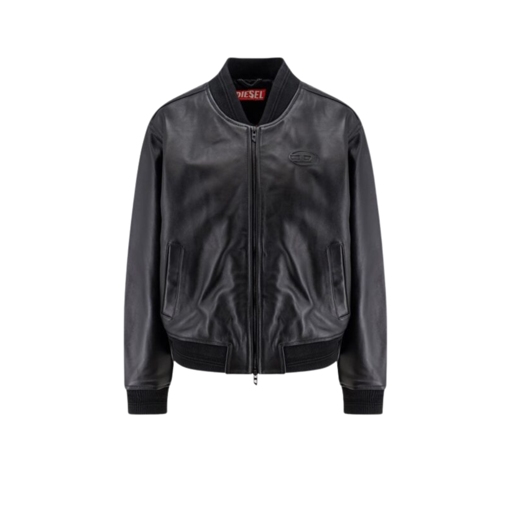 Sans titre (1000 x 1000 px) - 2026-07-17T221457.438 DIESEL veste en cuir femme noire – Image 1