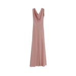 ACTUALEE robe longue en satin femme rose