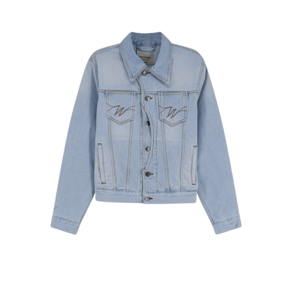 Sans titre (1000 x 1000 px) - 2026-07-17T225541.420 WALK IN PARIS veste en jean homme bleue – Image 1
