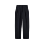 LORO PIANA pantalon large en lin femme bleu