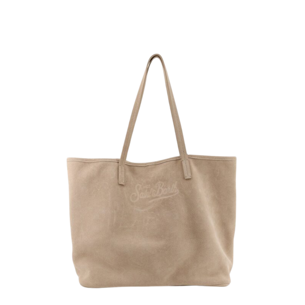 Sans titre (1000 x 1000 px) - 2026-07-19T192319.067 MC2 SAINT BARTH sac porté épaule en daim femme beige – Image 1