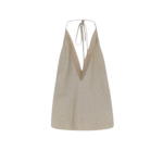 ALYSI haut en viscose et lin femme beige