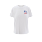MONCLER t-shirt en coton femme blanc