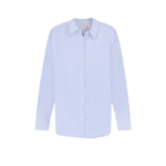 MC2 SAINT BARTH chemise en coton femme bleue