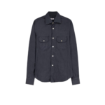 KITON CIRO PAONE chemise en coton homme noire