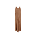 ELISABETTA FRANCHI longue robe en satin femme rose